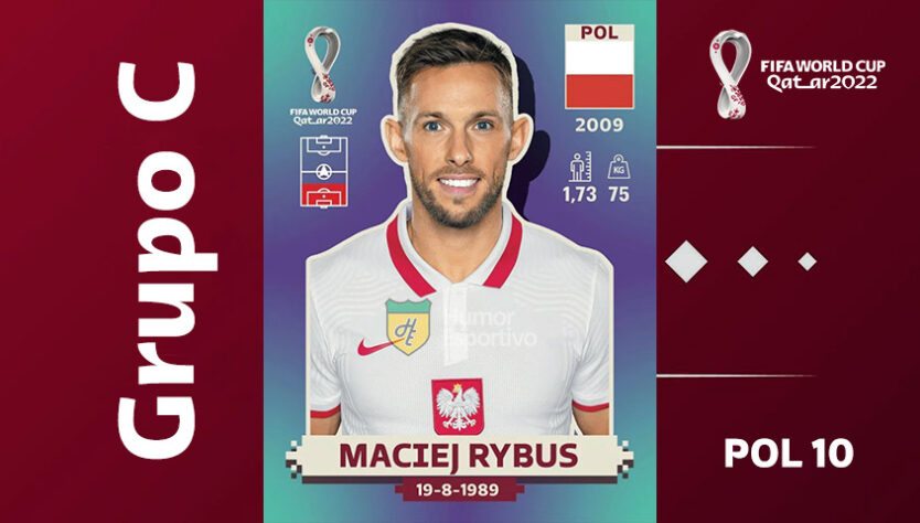 Grupo C - Seleção da Polônia: Maciej Rybus (POL 10)