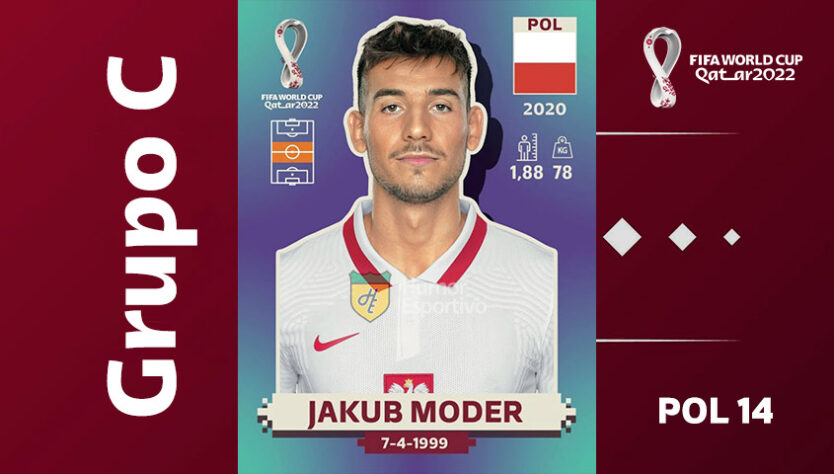 Grupo C - Seleção da Polônia: Jakub Moder (POL 14)