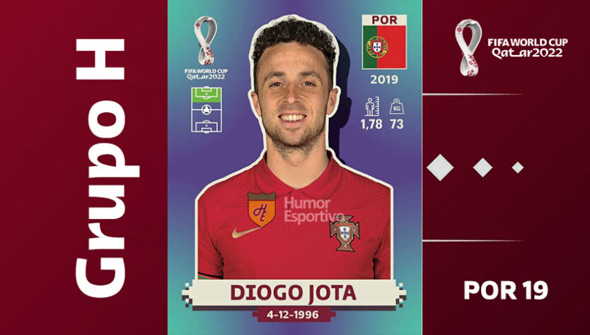 Grupo H - Seleção de Portugal: Diogo Jota (POR 19)