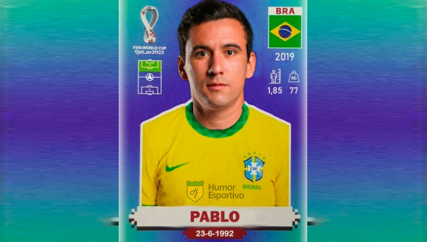 Que tal pegar essa figurinha do Pablo, imprimir e colar no lugar da figurinha do Neymar no álbum?