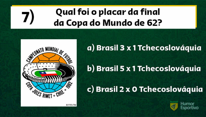 Quiz da Copa do Mundo: teste seu conhecimento sobre todos os títulos do Brasil. 