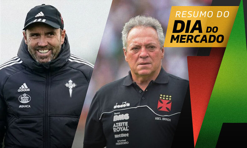 O Atlético Mineiro anunciou Eduardo Coudet como seu novo treinador, Abel Braga pode estar voltando ao Vasco da Gama... tudo isso e muito mais no resumo do Dia do Mercado deste sábado (19)!