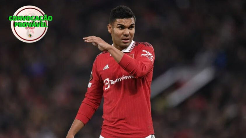 CONVOCAÇÃO PROVÁVEL - Casemiro (Manchester United) - Titular absoluto, o volante está com tudo encaminhado para mais uma Copa.