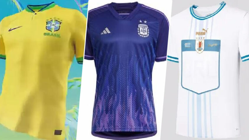 A Copa do Mundo, além de ótimos jogadores, também é palco para belos uniformes. O LANCE! separou uma lista com os fornecedores esportivos que mais patrocinam seleções no Mundial de 2022. Confira o ranking!