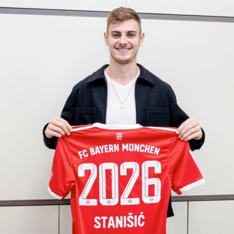 FECHADO - O defensor Stanisic renovou seu vínculo com o Bayern de Munique. O jogador, agora, tem contrato até 2022 com a equipe alemã.