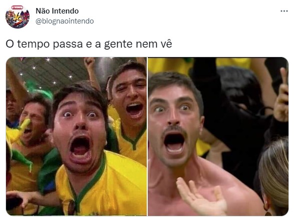 Um torcedor brasileiro viralizou com a sua vibração no momento de um dos gols de Richarlison.