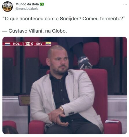 Os comentários de Gustavo Villani chamaram a atenção do público durante o empate entre Holanda e Equador.