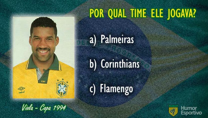 Qual clube Viola defendia quando foi convocado para a Copa do Mundo 94?