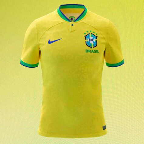 4º lugar - BRASIL (produzido pela Nike) - Nota 7/ De acordo com o veículo, é difícil não fazer uma bela camisa do Brasil, devido a tradição do uniforme. A Nike focou em acrescentar detalhes, não é clássica como 1998 ou 2002, mas continua tendo seu valor. 