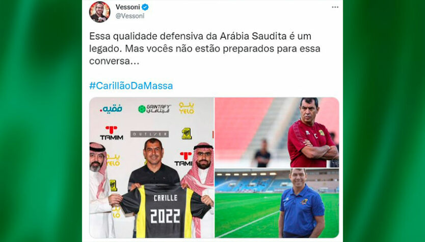 Será que a consistência defensiva da Arábia Saudita veio dos ensinamentos de Fábio Carille?