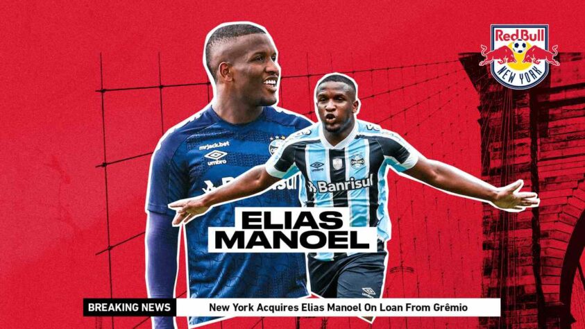 ESQUENTOU - Emprestado pelo Grêmio, o atacante Elias Manoel fez somente sete partidas pelo New York Red Bulls, mas as atuações na MLS parecem ter agradado. Isso porque, segundo informação que foi veiculada pelo veículo gaúcho GZH, o clube tem interesse em adquirir em definitivo o jogador.