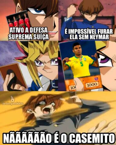 Copa do Mundo: os melhores memes da vitória do Brasil sobre a Suíça, com direito a belo gol de Casemiro.