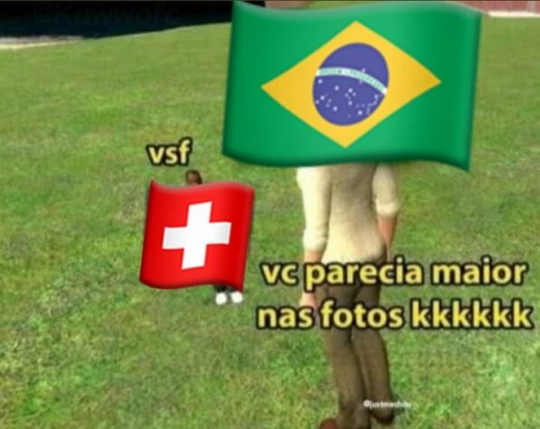 Copa do Mundo: os melhores memes da vitória do Brasil sobre a Suíça, com direito a belo gol de Casemiro.