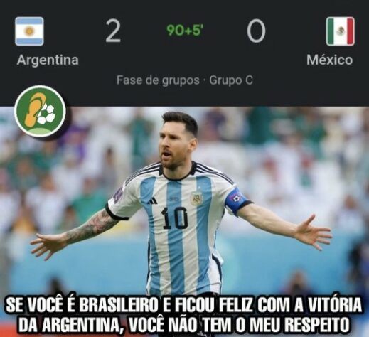 Copa do Mundo: os melhores memes de Argentina 2 x 0 México