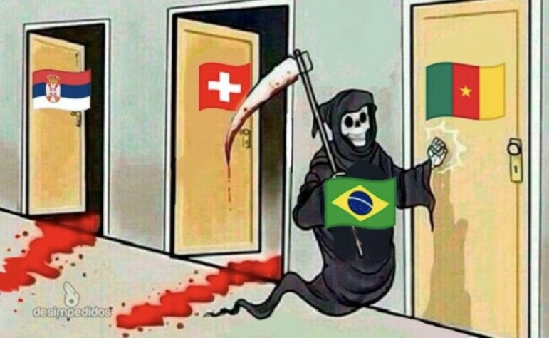 Copa do Mundo: os melhores memes da vitória do Brasil sobre a Suíça, com direito a belo gol de Casemiro.