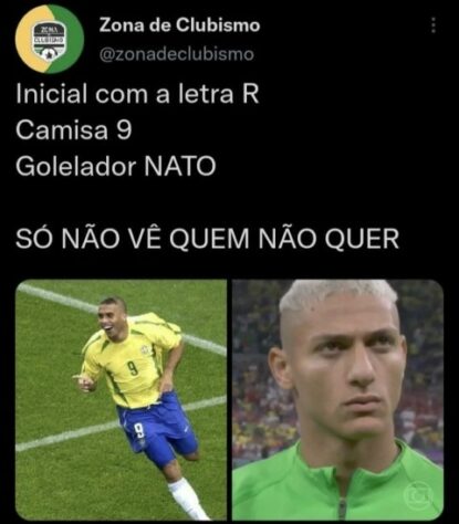 Os melhores memes da vitória do Brasil sobre a Sérvia na estreia da Copa do Mundo do Qatar.