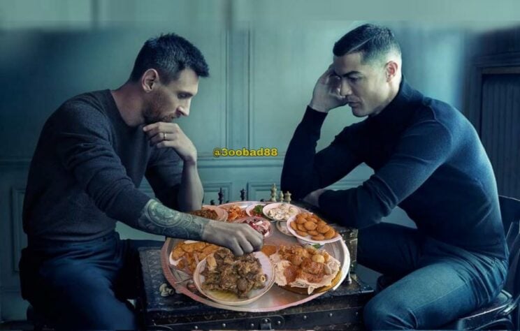 Foto épica com Messi e Cristiano Ronaldo rende enxurrada de memes na web –  LANCE!