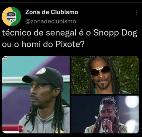 Mas também teve gente lembrando do Snoop Dogg. Com quem parece mais?