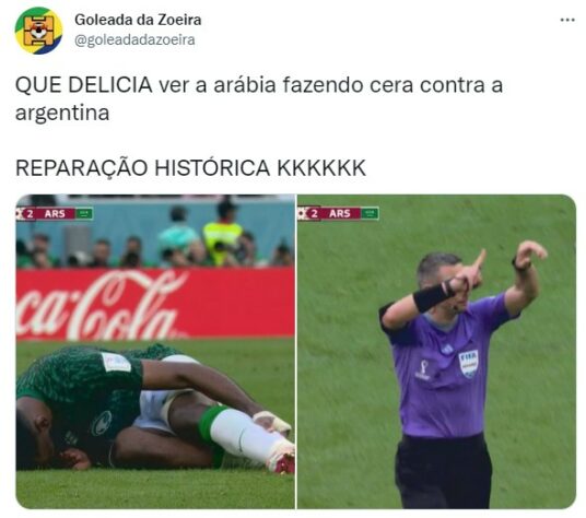 Nem Messi deu jeito! Derrota da Argentina na estreia da Copa do Mundo rende memes nas redes sociais.