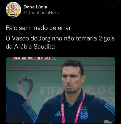 Nem Messi deu jeito! Derrota da Argentina na estreia da Copa do Mundo rende memes nas redes sociais.