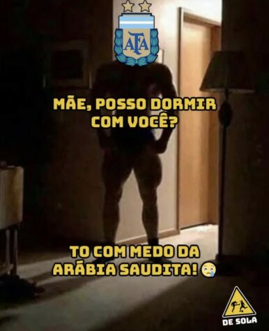 Nem Messi deu jeito! Derrota da Argentina na estreia da Copa do Mundo rende memes nas redes sociais.