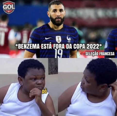 Sequência de lesões e desfalques da França para a Copa do Mundo do Qatar inspira memes na web.