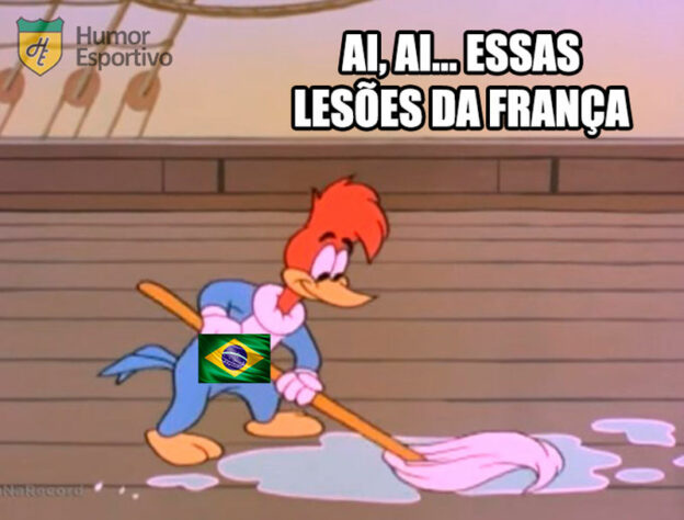 Sequência de lesões e desfalques da França para a Copa do Mundo do Qatar inspira memes na web.