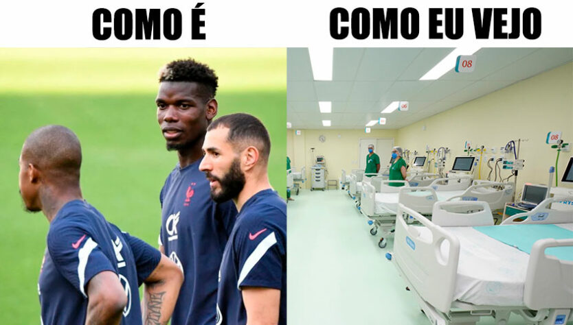 Sequência de lesões e desfalques da França para a Copa do Mundo do Qatar inspira memes na web.