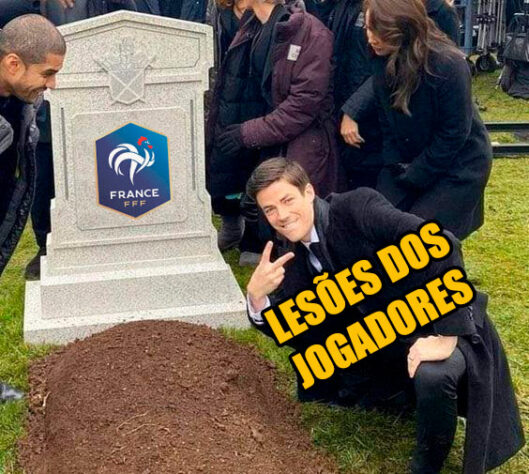 Sequência de lesões e desfalques da França para a Copa do Mundo do Qatar inspira memes na web.