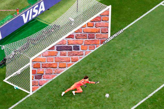 Copa do Mundo - Guillermo Ochoa, goleiro do México, ganha memes após defender pênalti de Robert Lewandowski, da Polônia.