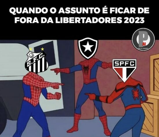 Web não perdoa São Paulo após o clube ficar fora da Libertadores 2023.