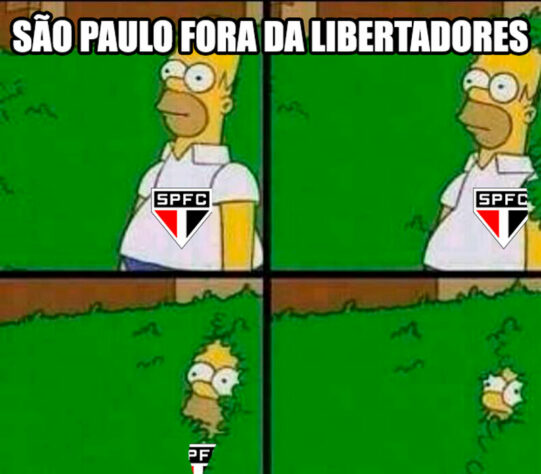 Web não perdoa São Paulo após o clube ficar fora da Libertadores 2023.