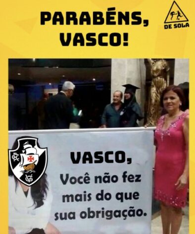 O Gigante voltou! Retorno do Vasco à Série A do Brasileirão rende memes nas redes sociais.