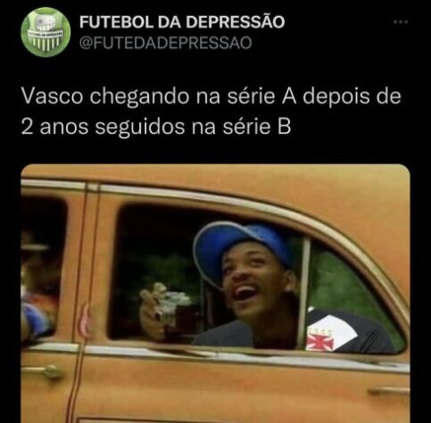 O Gigante voltou! Retorno do Vasco à Série A do Brasileirão rende memes nas redes sociais.