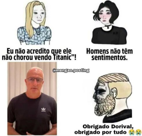 Torcedores fazem memes com saída de Dorival e possível chegada de Vítor Pereira ao Flamengo. "Traição" ao Corinthians também foi motivo de zoeiras.