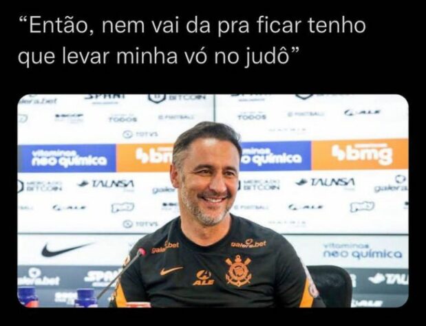 Corinthians vira alvo de memes após acerto de Vítor Pereira com o Flamengo.