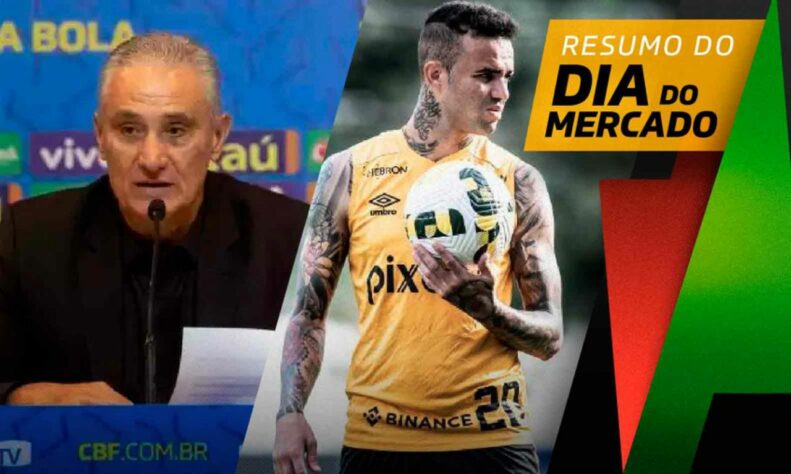 Corinthians faz consulta por Tite, novidades sobre o futuro de Luan... tudo isso e muito mais sobre o resumo do Dia do Mercado desta quarta-feira (02)!