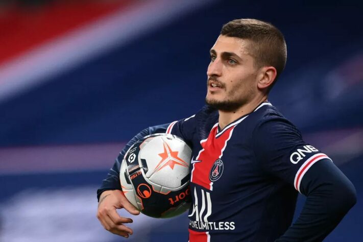 8º lugar: Verratti (meio-campista/Itália) - atualmente no Al-Arabi (CAT)