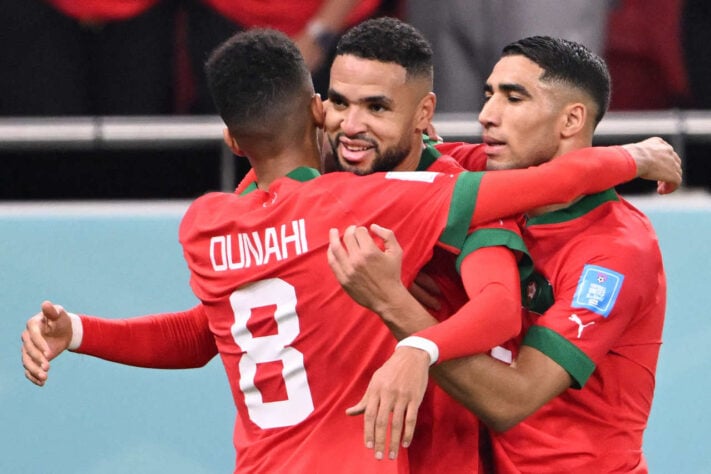 Agora nas quartas de final, Marrocos venceu Portugal por 1 a 0 e fez história. O atacante Youssef En-Nesyri marcou de cabeça o gol marroquino, que levou seu time para a semifinal.