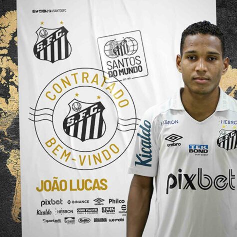 FECHADO - O Santos anunciou a contratação do lateral-direito João Lucas, de 24 anos. O jogador chega em definitivo junto ao Cuiabá e assinou contrato de três anos com o Clube da Vila Belmiro.