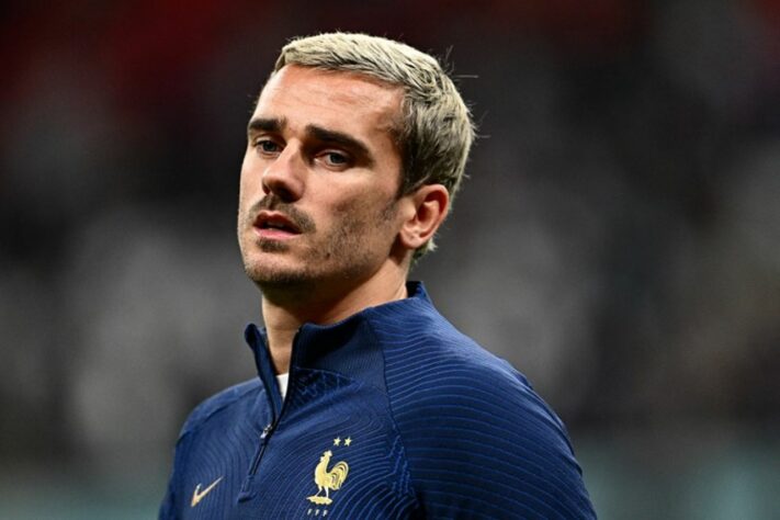 2ª posição - França: total de jogadores expatriados: 1033 jogadores. / Foto: Antoine Griezmann, atacante do Atlético de Madrid (Espanha).