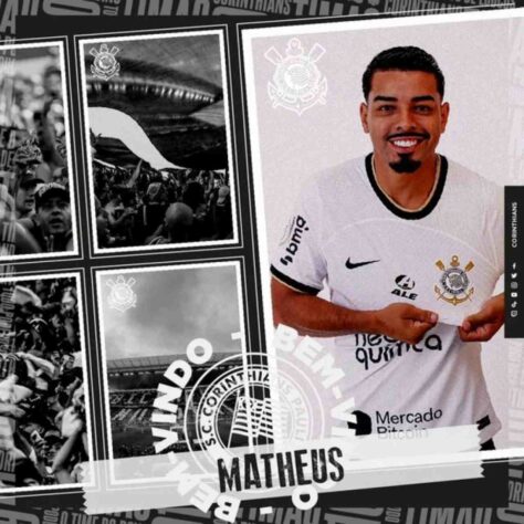 O segundo jogador anunciado pelo Timão para 2023 foi Matheus Bidu. O Corinthians desembolsou R$ 1,5 milhão para adquirir 20% dos direitos do atleta, que assinou até o final de 2025.