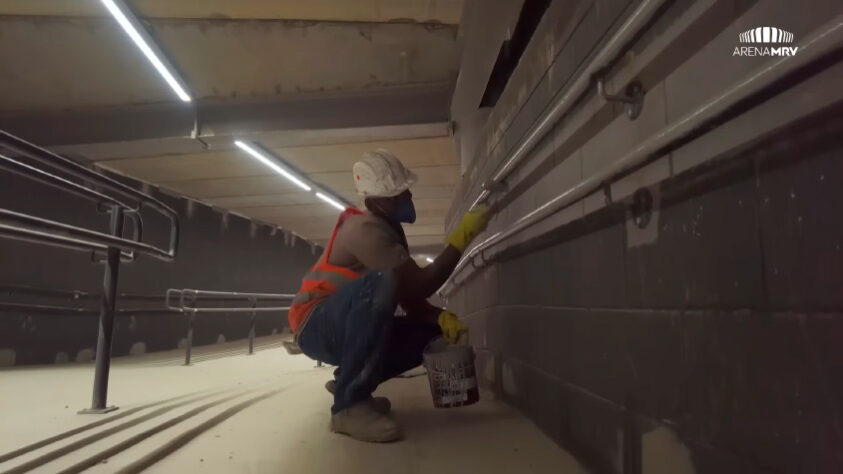 GALERIA: veja como estão as obras da Arena MRV, novo estádio do Atlético Mineiro.