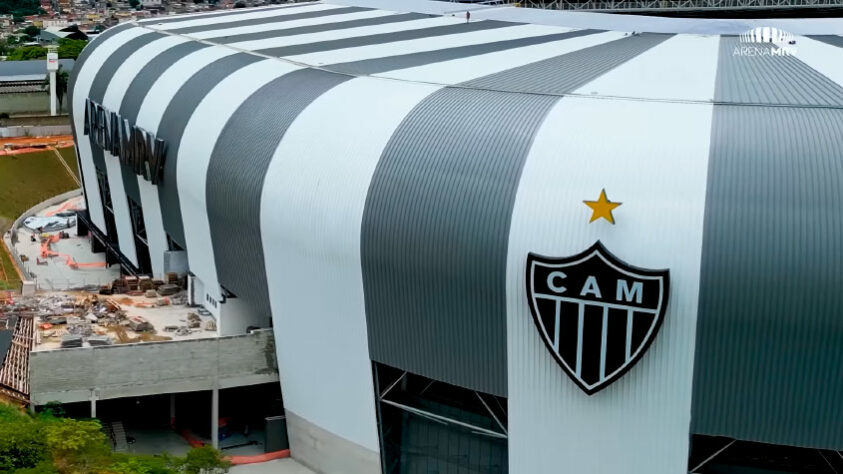 GALERIA: veja como estão as obras da Arena MRV, novo estádio do Atlético Mineiro.