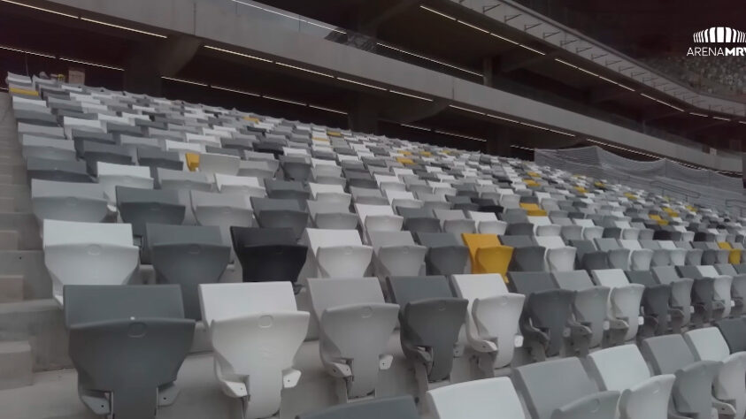 GALERIA: veja como estão as obras da Arena MRV, novo estádio do Atlético Mineiro.