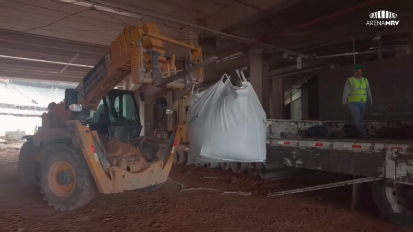 GALERIA: veja como estão as obras da Arena MRV, novo estádio do Atlético Mineiro.