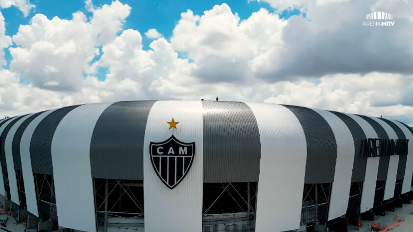 GALERIA: veja como estão as obras da Arena MRV, novo estádio do Atlético Mineiro.