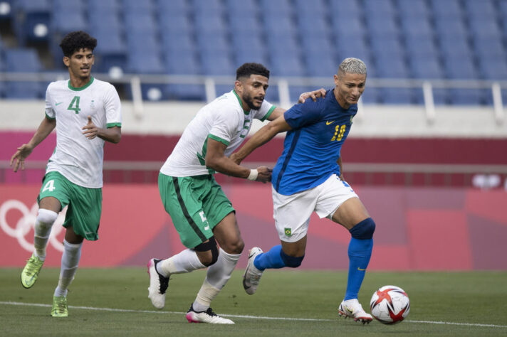 Brasil 3x1 Arábia Saudita - Jogos Olímpicos 2021: o jogo era válido pela fase de grupos dos jogos de Tóquio, que culminou com o bicampeonato Olímpico do Brasil. Richarlison, camisa 9 da atual Seleção, foi autor de dois gols. Matheus Cunha também marcou no jogo. 