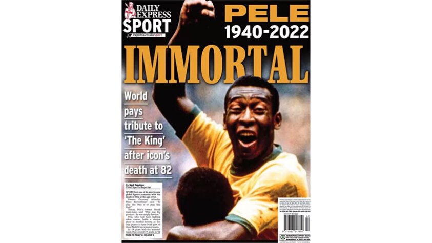 DAILY EXPRESS (INGLATERRA): "Imortal"