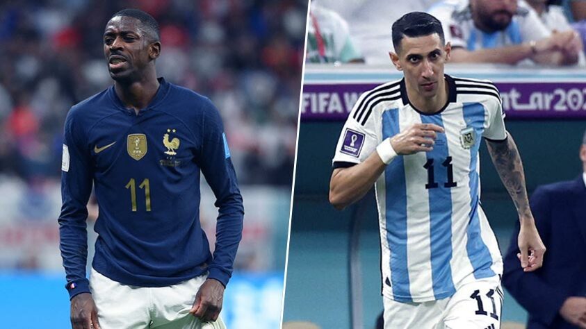 Ousmane Dembelé (França) x Ángel Di Maria (Argentina)